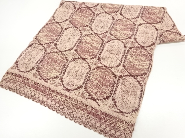 JAPANESE SHAWL / RIBBON-ORI / ABSTRACT PATTERN